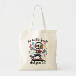 Bolsa Tote Dancing Skeleton – Sacola de Halloween para Doces