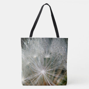 Bolsa Tote Dandelion com gotículas de água