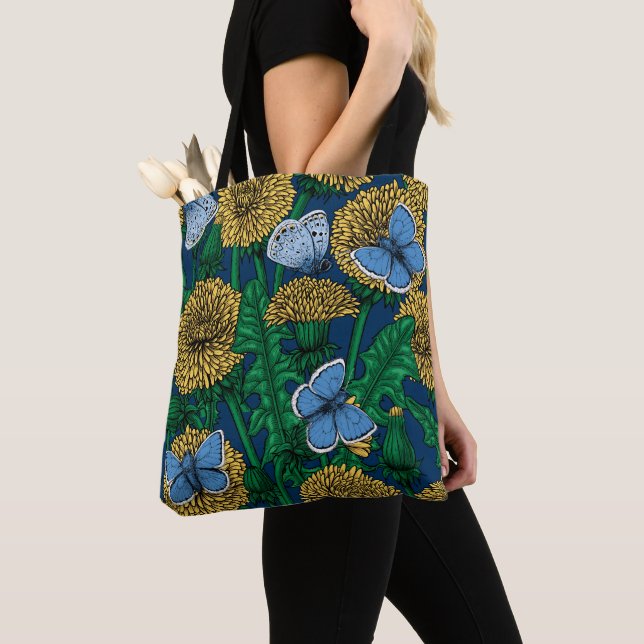 Bolsa Tote Dandelion medow (Close Up)