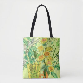 Bolsa Tote Dandelions Bird Cherry Summer Flowers Arte Floral