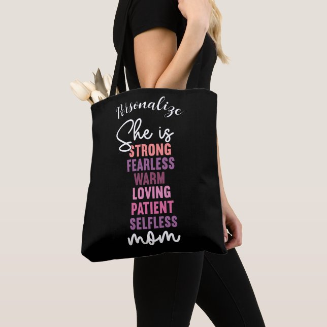 Bolsa Tote Dando Poder Ao Tributo Dizendo Presente Para A Mãe (Close Up)
