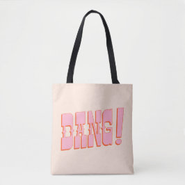 Bolsa Tote DANG! (fonte saloon ocidental, cores do modo retrô