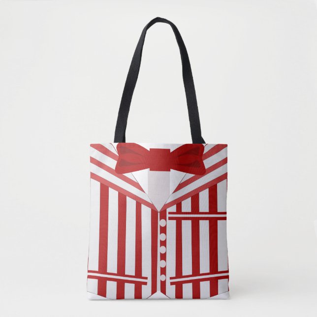 Bolsa Tote Dapper Singer Style Barbershop Design do Quarteto (Frente)