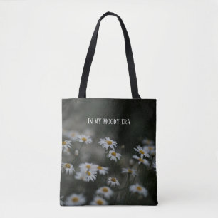 Bolsa Tote Dark Cottagecore Minha Era Mal-humorada Daisy Pers