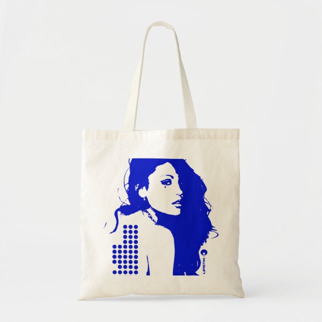 Bolsa Tote Dark Disco Blue (Frente)