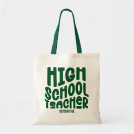 Bolsa Tote Dark Green High School Teacher