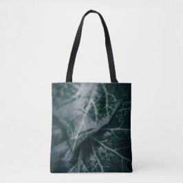Bolsa Tote Dark Moody Ivy Floral Foto