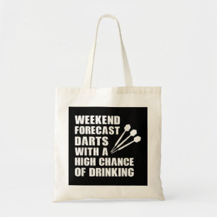 Bolsa Tote Dart Funny Darts Player Bebendo Weekend Gift