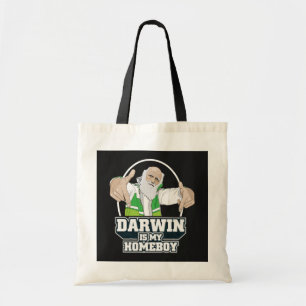 Bolsa Tote Darwin é meu ficar em casa (a cor completa)