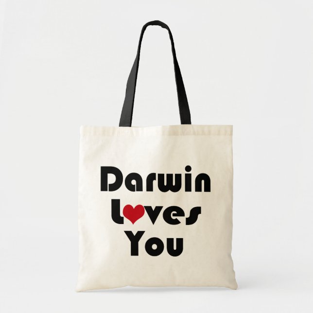 Bolsa Tote Darwin te ama (Frente)