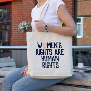 Bolsa Tote Das "Os direitos mulheres são feminista dos