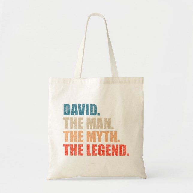 Bolsa Tote David O Homem O Mito A Lenda (Frente)