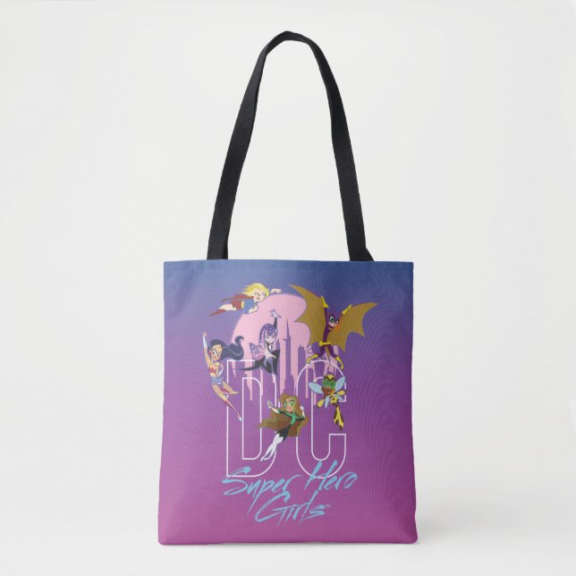 Bolsa Tote DC Super Hero Girls Skyline (Frente)
