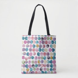 Bolsa Tote de Aquarela Suave – Tela Artística Eleg