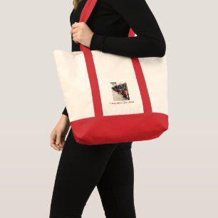 Bolsa Tote de Bolso em Tecido Cherry Grove Pride W