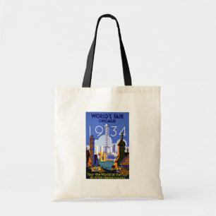 Bolsa Tote De Chicago a feira 1934 de mundo