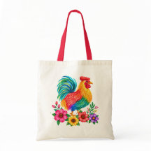 De Colores Aquarela Galo Floral