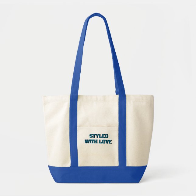 Bolsa tote de cor branca para homens e mulheres (Frente)