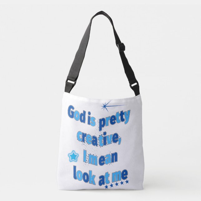 Bolsa Tote de Declaração Bonita e Poderosa (Frente)