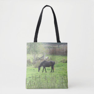 Bolsa Tote de Dois Lados com Cavalos Bonitos