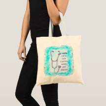 Bolsa tote de enfermeira CNA com nome personalizad