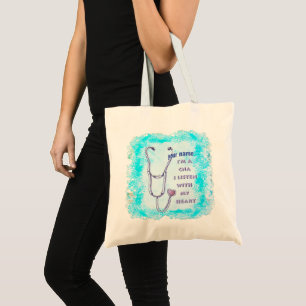Bolsa tote de enfermeira CNA com nome personalizad