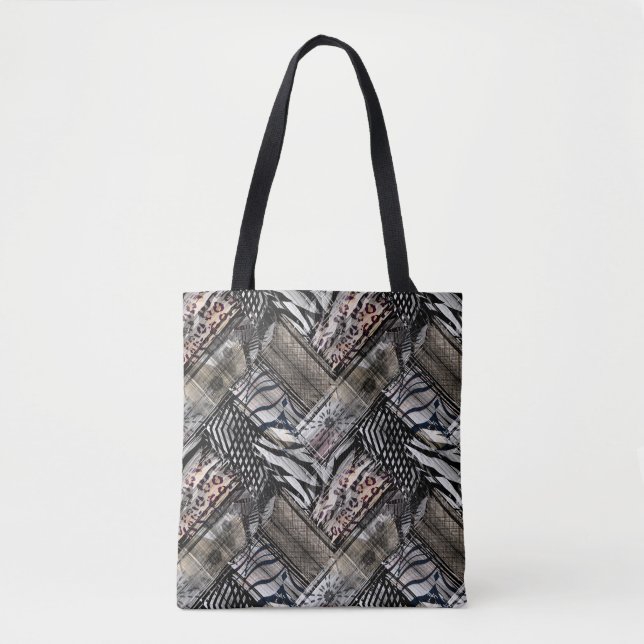 Bolsa Tote De etnia africana. (Frente)