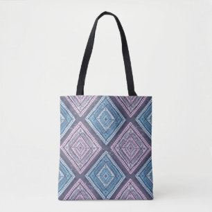 Bolsa Tote De etnia tribal. Patte de ilustração sem descontin