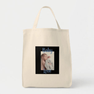 Bolsa Tote de Foto Amor de Bebê Personalizada