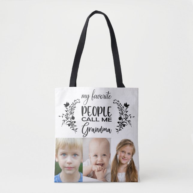 BOLSA TOTE DE FOTO PARA AVÓ (Frente)
