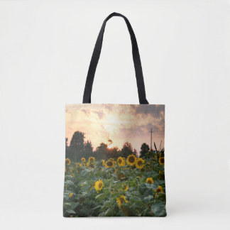 Bolsa tote de girassóis