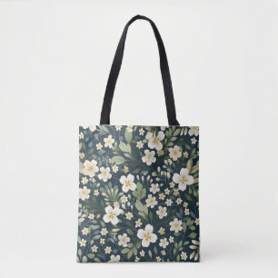 Bolsa Tote de Impressão de Jardim Floral Inspirada