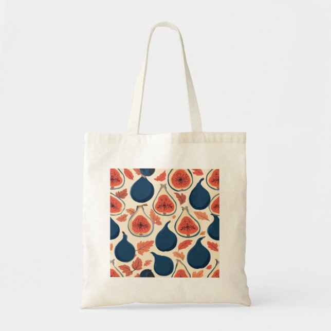 Bolsa Tote de Lona de Figos Estética, Bolsa Tote d (Frente)