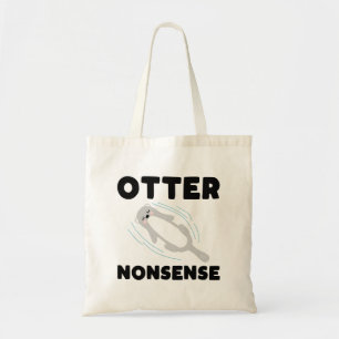 Bolsa Tote de Lontra Fofa e Divertida