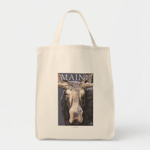 Bolsa Tote De MaineMoose fim acima