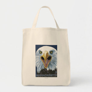 Bolsa Tote De MassachusettsEagle fim acima