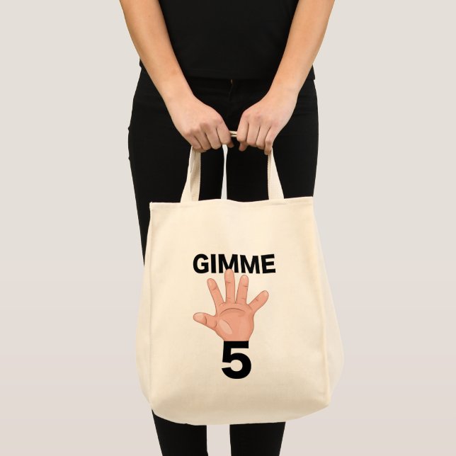 Bolsa Tote Dê-me 5 (Frente (produto))