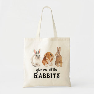 Bolsa Tote Dê-Me Todos Os Coelhos.