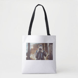 Bolsa tote de menina fotógrafa 📸
