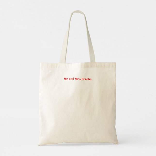 Bolsa tote de noiva/ Era da Esposa (Verso)