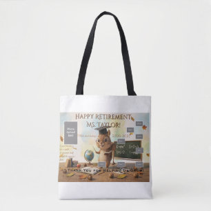Bolsa Tote de Ombro Aposentadoria Professora Esqui