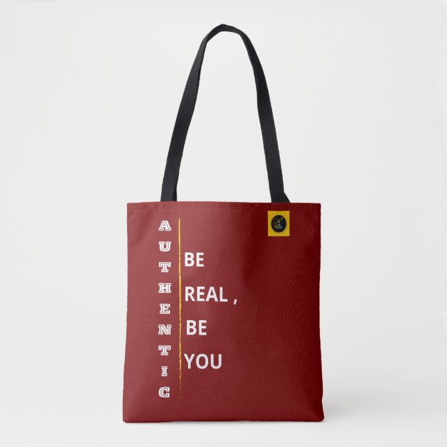 Bolsa Tote de Ombro - Vibe Autêntico (Frente)