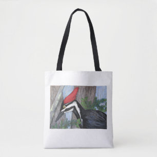 Bolsa Tote De "sacola do pica-pau Pileated"
