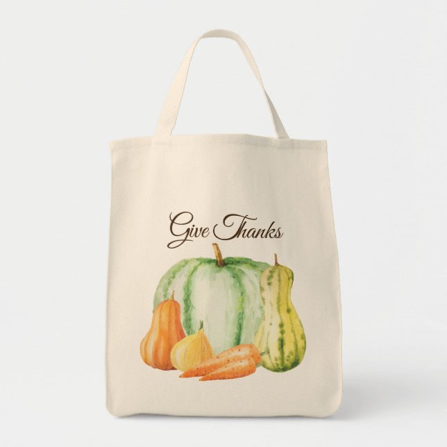 Bolsa Tote Dê vida estática aos Obrigados (Frente)
