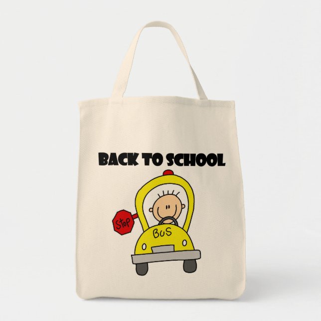 Bolsa Tote De Volta à Escola (Frente)