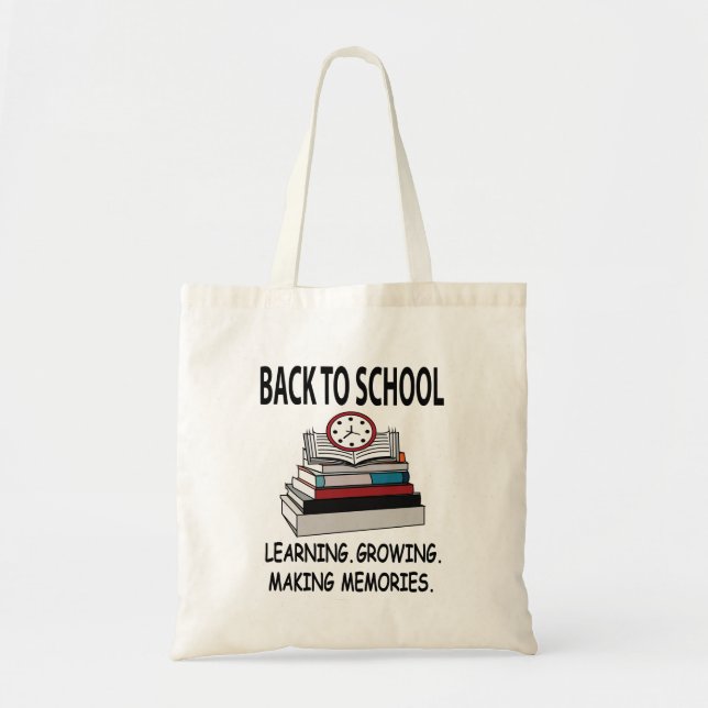 Bolsa Tote De Volta à Escola Professor Aluno  (Frente)