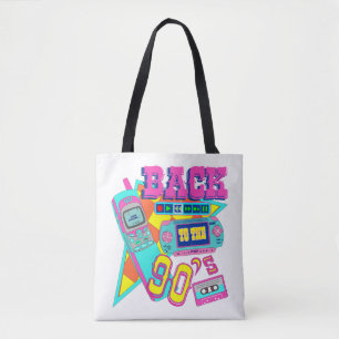 Bolsa Tote De volta ao Neon Arcade dos anos 90