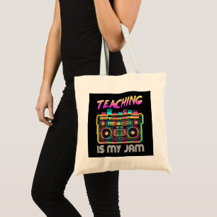 Bolsa Tote De Volta às Aulas Retro Ensino é Minha Paixão 80s