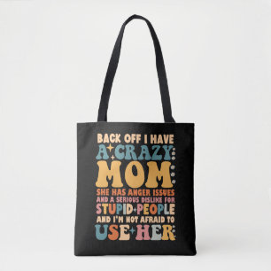 Bolsa Tote De Volta Tenho Uma Mãe Louca Que Tem Problemas De 