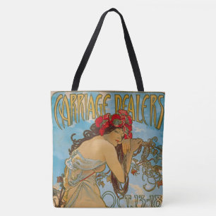 Bolsa Tote Dealers de carruagem por Alphonse Mucha (1902)